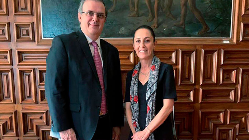 Sheinbaum defiende a Ebrard ante ataques de Trump