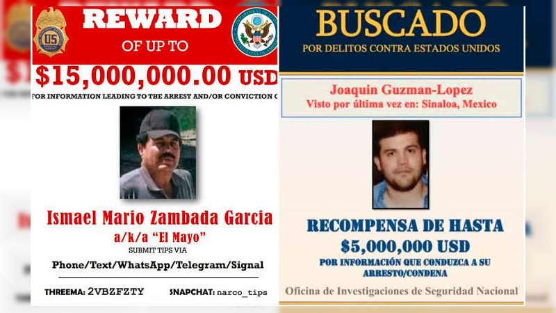 Ismael Zambada y JoaquÃ­n GuzmÃ¡n LÃ³pez tendrÃ¡n audiencia inicial en prÃ³ximos dÃ­as: fiscal general de EEUU