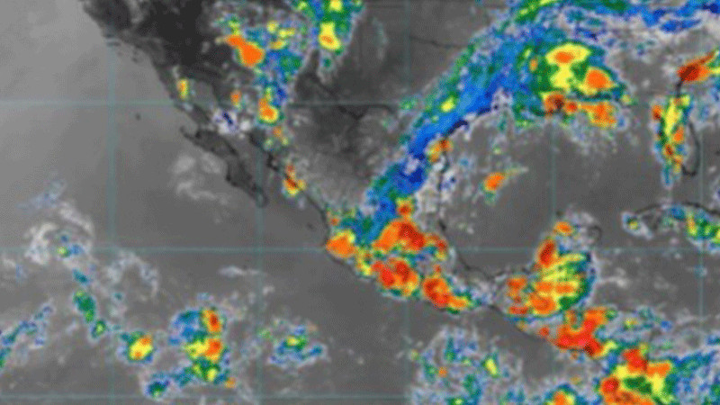 Se pronostican lluvias de fuertes a intensas en 14 estados del paÃ­s