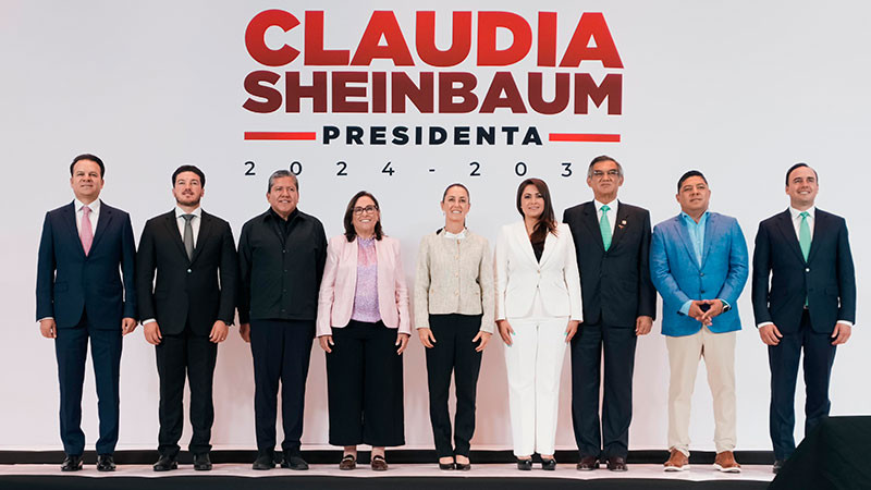 Claudia Sheinbaum define, junto a gobernadores del noreste del paÃ­s, como prioridad obras de infraestructura en agua potable y carreteras 