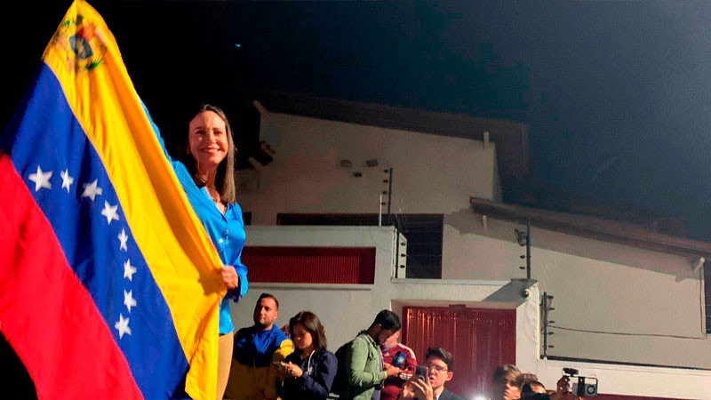 Maduro rechaza negociar con MarÃ­a Corina Machado 