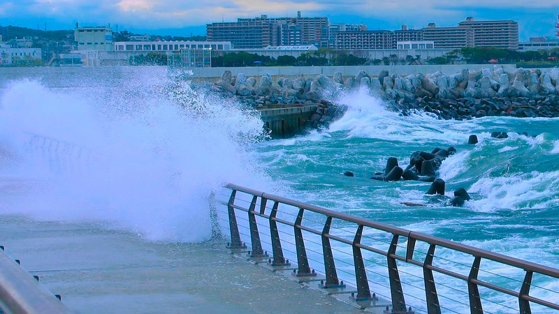 Por tifÃ³n â€˜Ampilâ€™ cancelan trenes y vuelos en JapÃ³n