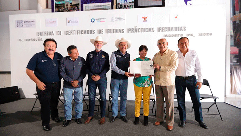 Reconocen buenas prÃ¡cticas pecuarias en QuerÃ©taro