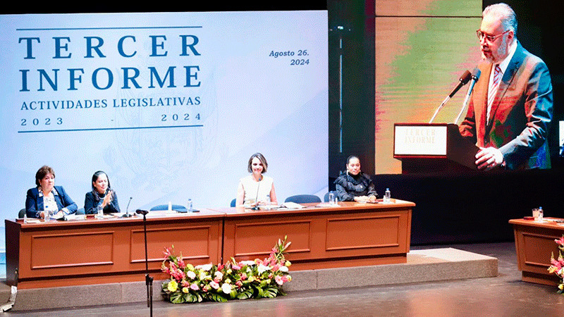 Legislatura de QuerÃ©taro rinde su informe de actividades 2023-2024