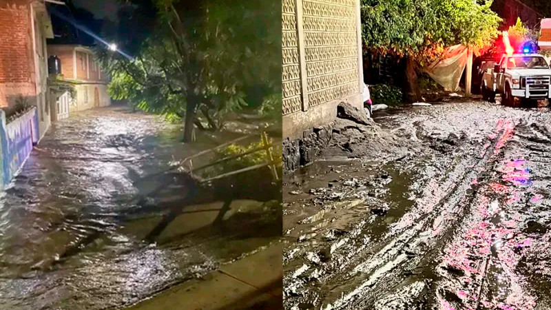 Lluvias causan nueva inundaciÃ³n en Chalco; se desborda rÃ­o