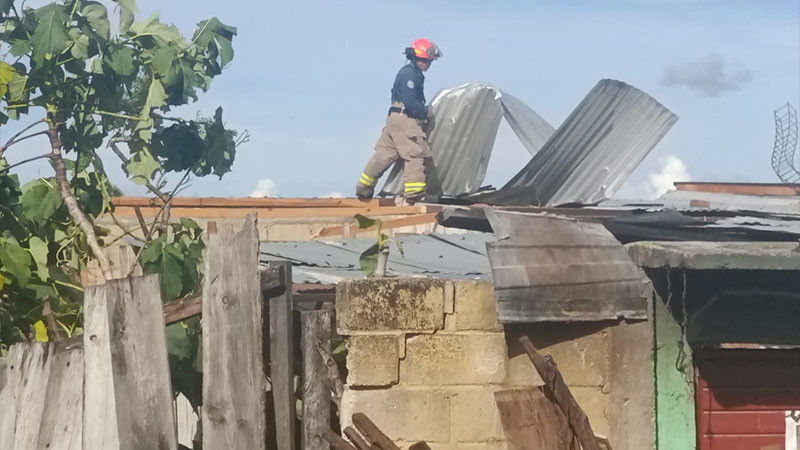 Tromba deja afectaciones en seis colonias de ComitÃ¡n, Chiapas