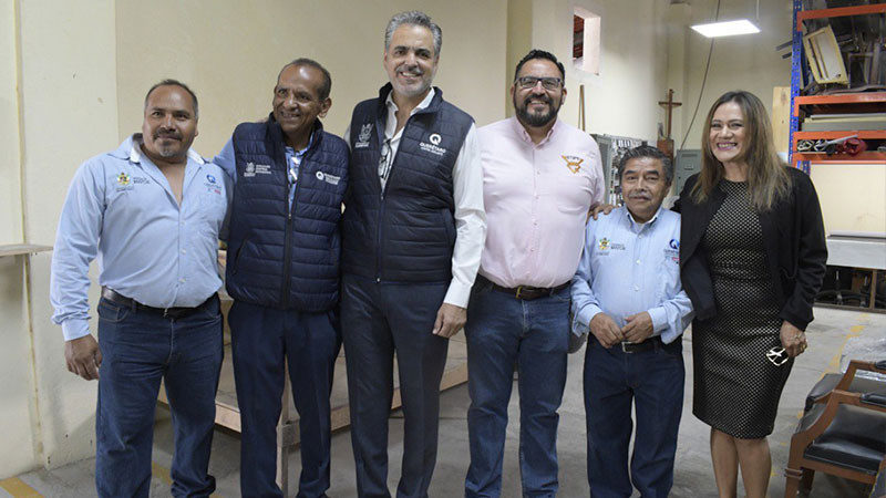QuerÃ©taro: Entrega Oficial Mayor nuevas instalaciones a personal de conservaciÃ³n