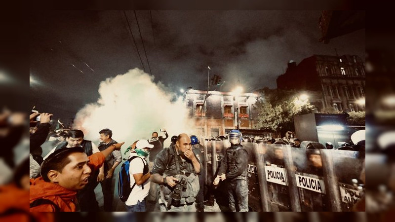 Disturbios dentro y fuera del Senado de MÃ©xico por discusiÃ³n de la reforma judicial