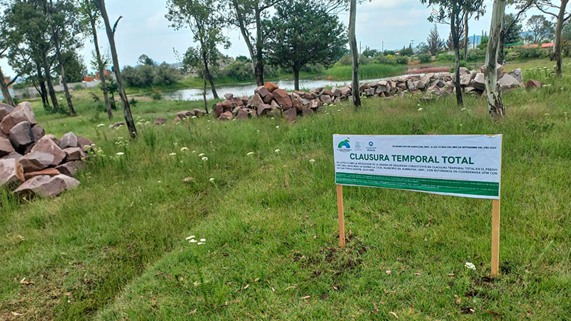 Clausura PEPMADU sitio de depÃ³sito de material de construcciÃ³n en QuerÃ©taro