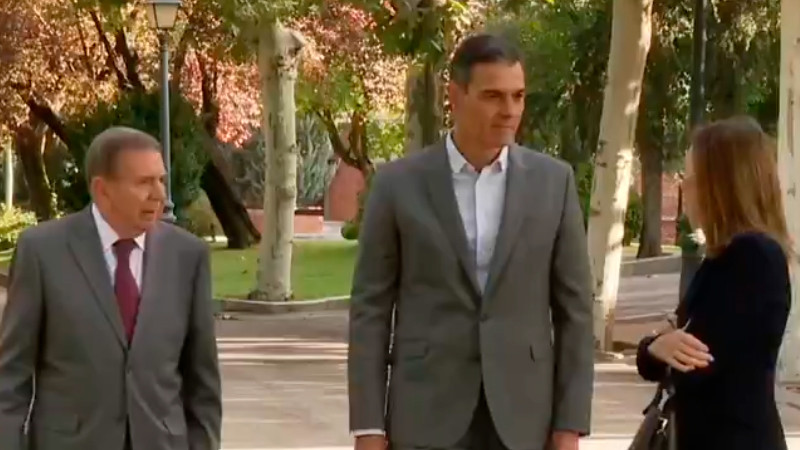 Pedro SÃ¡nchez recibe al opositor venezolano Edmundo GonzÃ¡lez