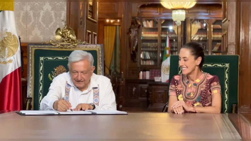Oficial, AMLO firma y publica la Reforma Judicial en el DOF