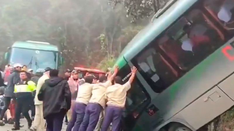 AutobÃºs se accidenta en Machu Picchu; hay mexicanos heridos