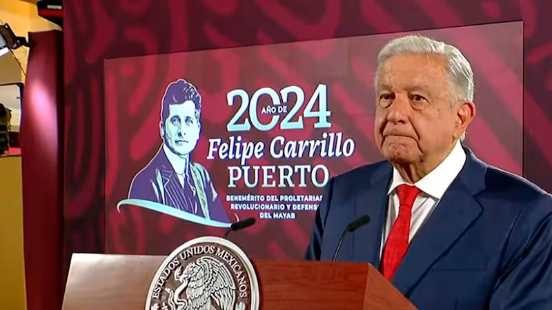 AMLO reitera apoyo a Sheinbaum por decisiÃ³n de no invitar a rey de EspaÃ±a a investidura presidencial