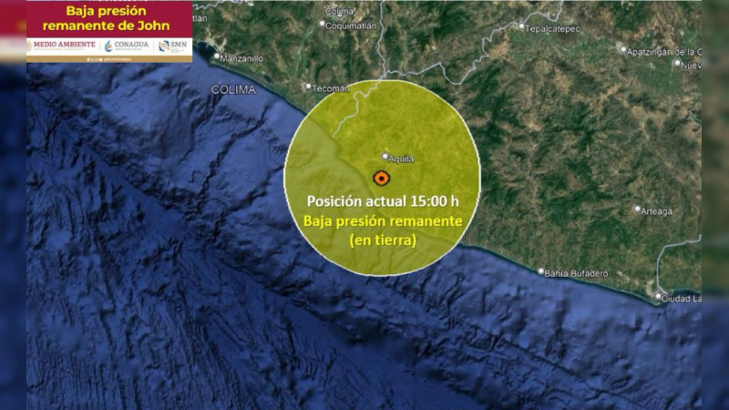 John se degrada a baja presiÃ³n remanente; pide PC mantener medidas de autocuidado