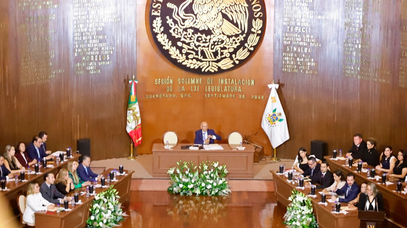 Se realiza la SesiÃ³n Solemne de InstalaciÃ³n de la LXI Legislatura de QuerÃ©taro