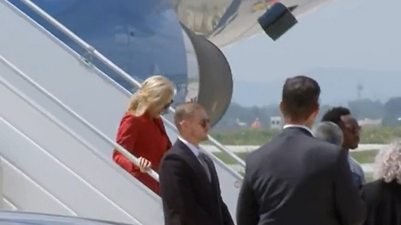 Jill Biden arriba a MÃ©xico para toma de protesta de Claudia Sheinbaum