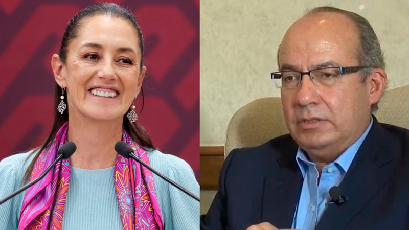 Felipe CalderÃ³n pide a Sheinbaum 
