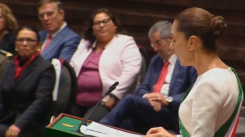 Refrenda Sheinbaum compromisos en materia de economÃ­a