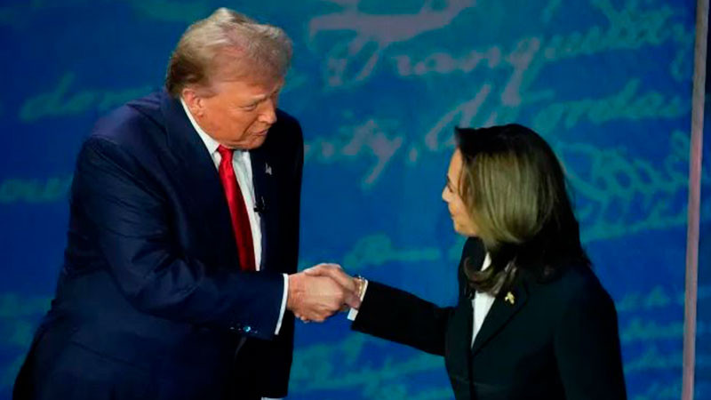 Sondeo revela que Kamala Harris le gana a Trump en intenciÃ³n de voto latino