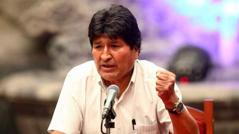 Asegura Evo Morales que gobierno de Bolivia quiere extraditarlo a EEUU