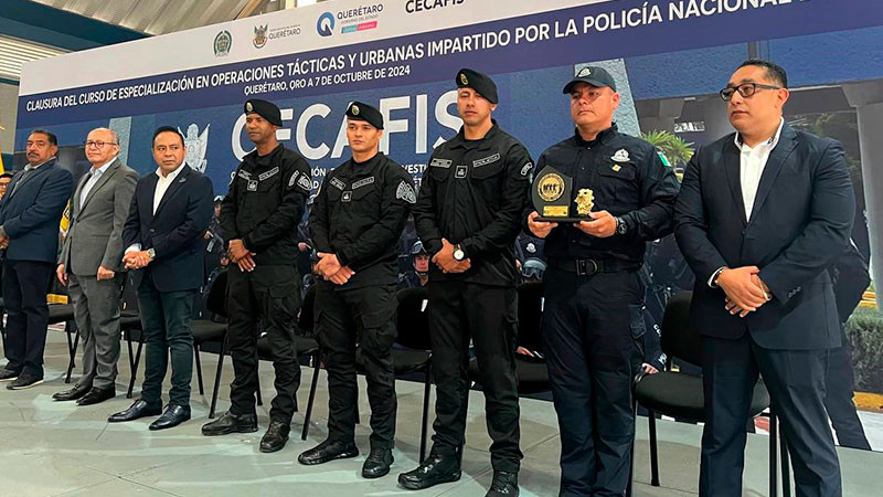 Concluye Curso de EspecializaciÃ³n impartido por la PolicÃ­a Nacional de Colombia