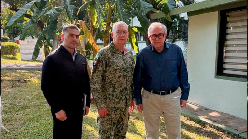 Harfuch recorre CuliacÃ¡n, Sinaloa, rodeado de militares