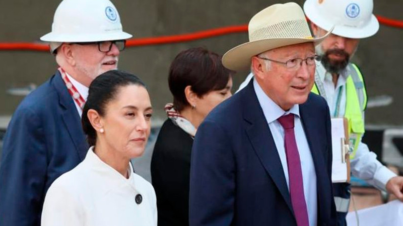 Sheinbaum retoma relaciÃ³n con embajador Ken Salazar, tras pausa con AMLO