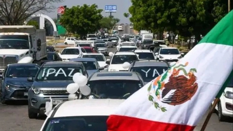 Caravana por la paz pide poner fin a violencia en CuliacÃ¡n
