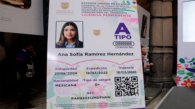 Anuncian expediciÃ³n de licencia de conducir permanente para CDMX