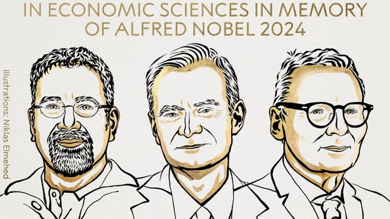 Dan Premio Nobel de EconomÃ­a 2024 a Acemoglu, Johnson y Robinson