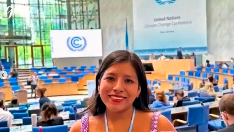 Joven zapoteca asistirÃ¡ conferencia sobre cambio climÃ¡tico en la ONU