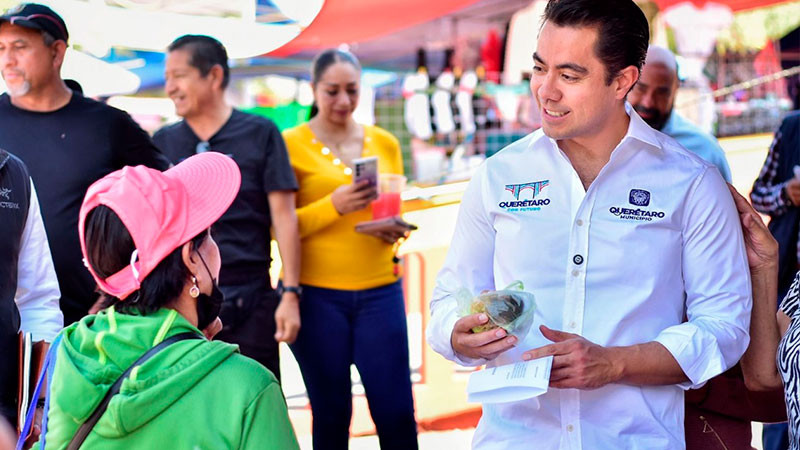 Recorre Felifer tianguis de HÃ©rcules, en QuerÃ©taro