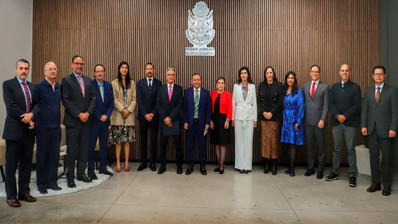 Estrecha Poder Judicial de QuerÃ©taro colaboraciÃ³n con el Consejo de Notarios