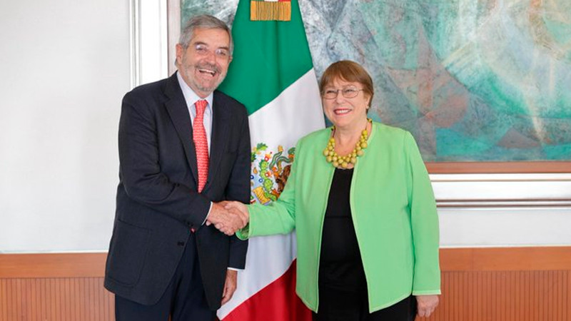 SRE se reÃºne con Michelle Bachelet; abordan desafÃ­os mundiales de la agenda multilateral