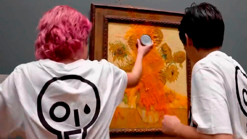 GalerÃ­a Nacional de Londres prohÃ­be entrada de lÃ­quidos, para evitar mÃ¡s ataques a obras de arte