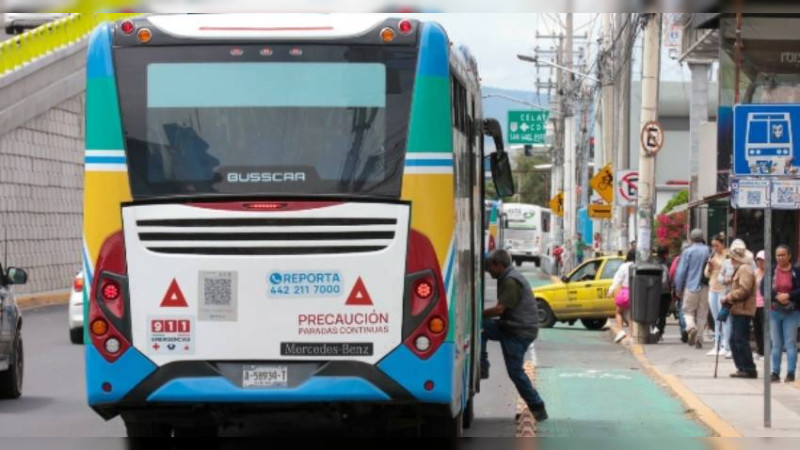 Llegan 34 nuevos autobuses al sistema de transporte pÃºblico Qrobus