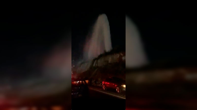 Se reporta fuerte fuga en el Sistema Cutzamala