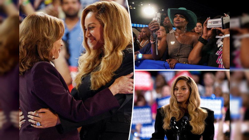 Kamala Harris abucheada en su propio mitin, respaldada por BeyoncÃ©: Asistentes esperaban concierto y les dieron discurso de 4 minutos