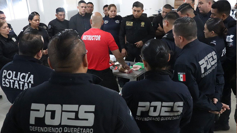 POES QuerÃ©taro concluye primera etapa de capacitaciÃ³n internacional para Grupos TÃ¡cticos