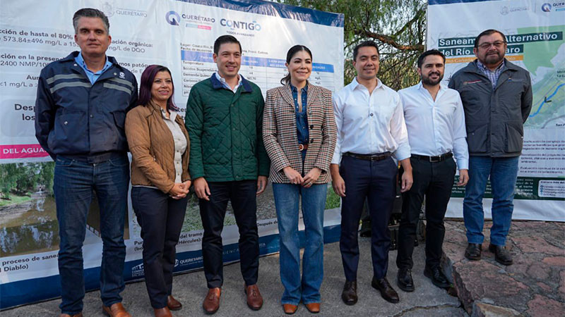 Refrenda Felifer MacÃ­as su compromiso con el medio ambiente; continÃºa saneamiento del RÃ­o QuerÃ©taro