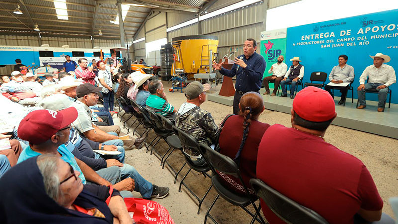 Entrega SEDEA apoyos por casi 36 millones en San Juan del RÃ­o, QuerÃ©taro 
