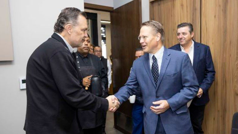 Se reÃºne Gobernador de QuerÃ©taro con representantes de Embajada de los EE. UU.