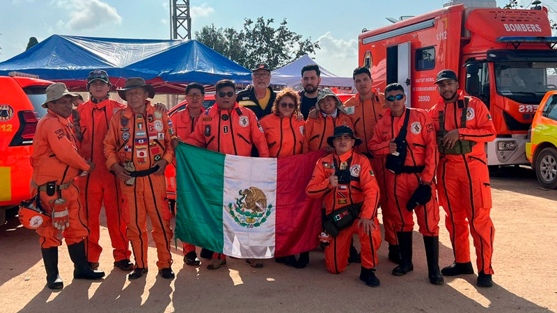 'Topos' mexicanos colaboraron en labores de bÃºsqueda y rescate en EspaÃ±a