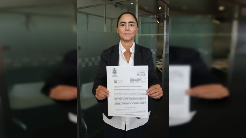 Solicitan incrementar recursos para equipo, tecnologÃ­a y capacitaciÃ³n de PolicÃ­as Estatales y Municipales de QuerÃ©taro