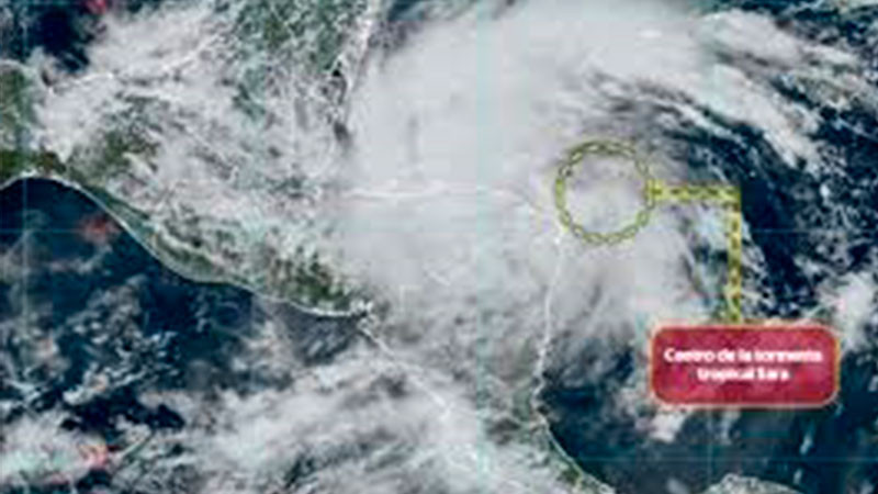 Activan Plan Marina en estados del sur, por tormenta tropical â€œSaraâ€