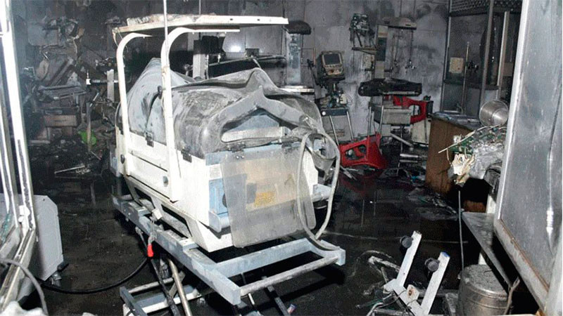 Fallecen 10 reciÃ©n nacidos durante incendio en Hospital en la India