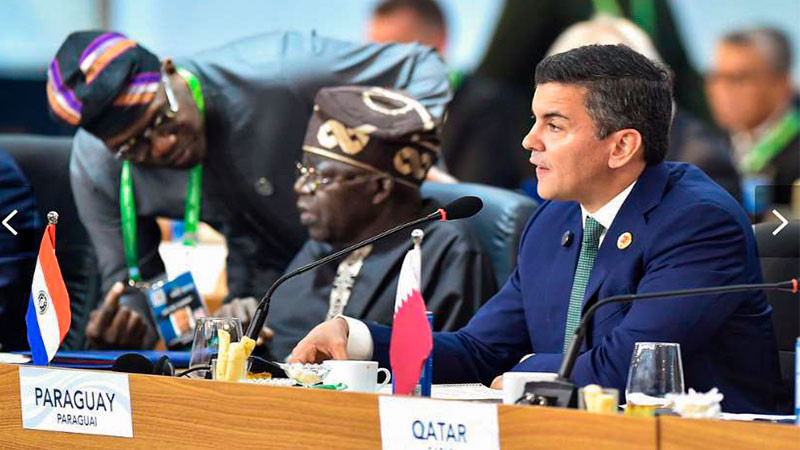 Hospitalizan por â€˜dolor en el pechoâ€™ a presidente de Paraguay durante la Cumbre G20