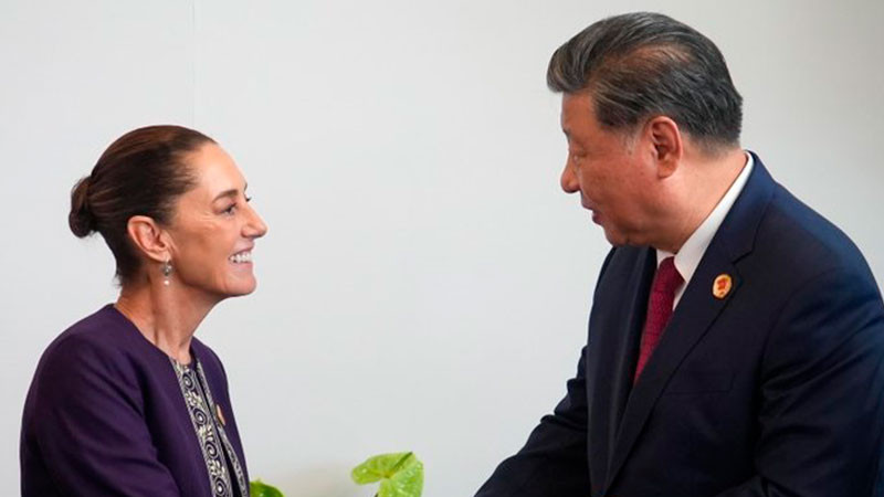 Sheinbaum se reÃºne con Xi Jinping; agradece la ayuda de China a Acapulco tras paso del huracÃ¡n Otis