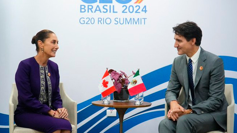 Trudeau expresa a Sheinbaum preocupaciones por inversiones chinas en MÃ©xico