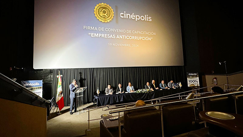 Firman el Sistema Estatal AnticorrupciÃ³n de QuerÃ©taro y CinÃ©polis un convenio de colaboraciÃ³n